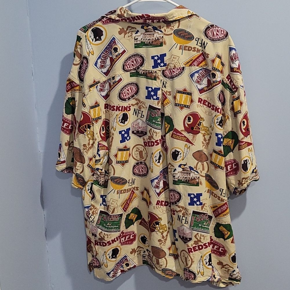 NFL Multicolor Casual Button Down Shirt - Picture 3 of 3